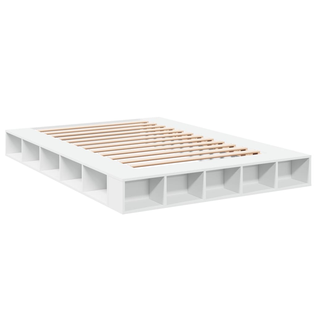 vidaXL Bed Frame without Mattress White 160x200 cm