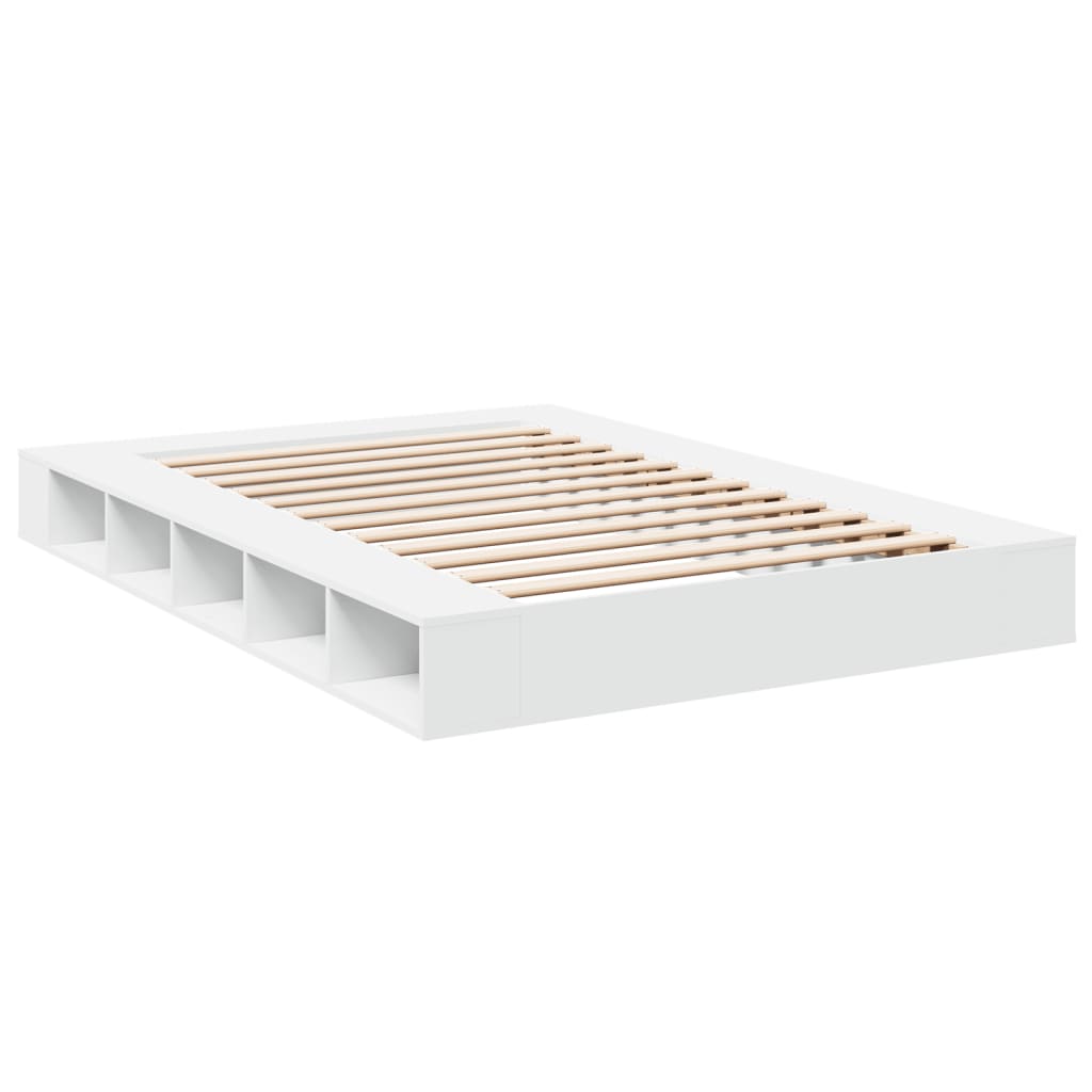 vidaXL Bed Frame without Mattress White 140x200 cm