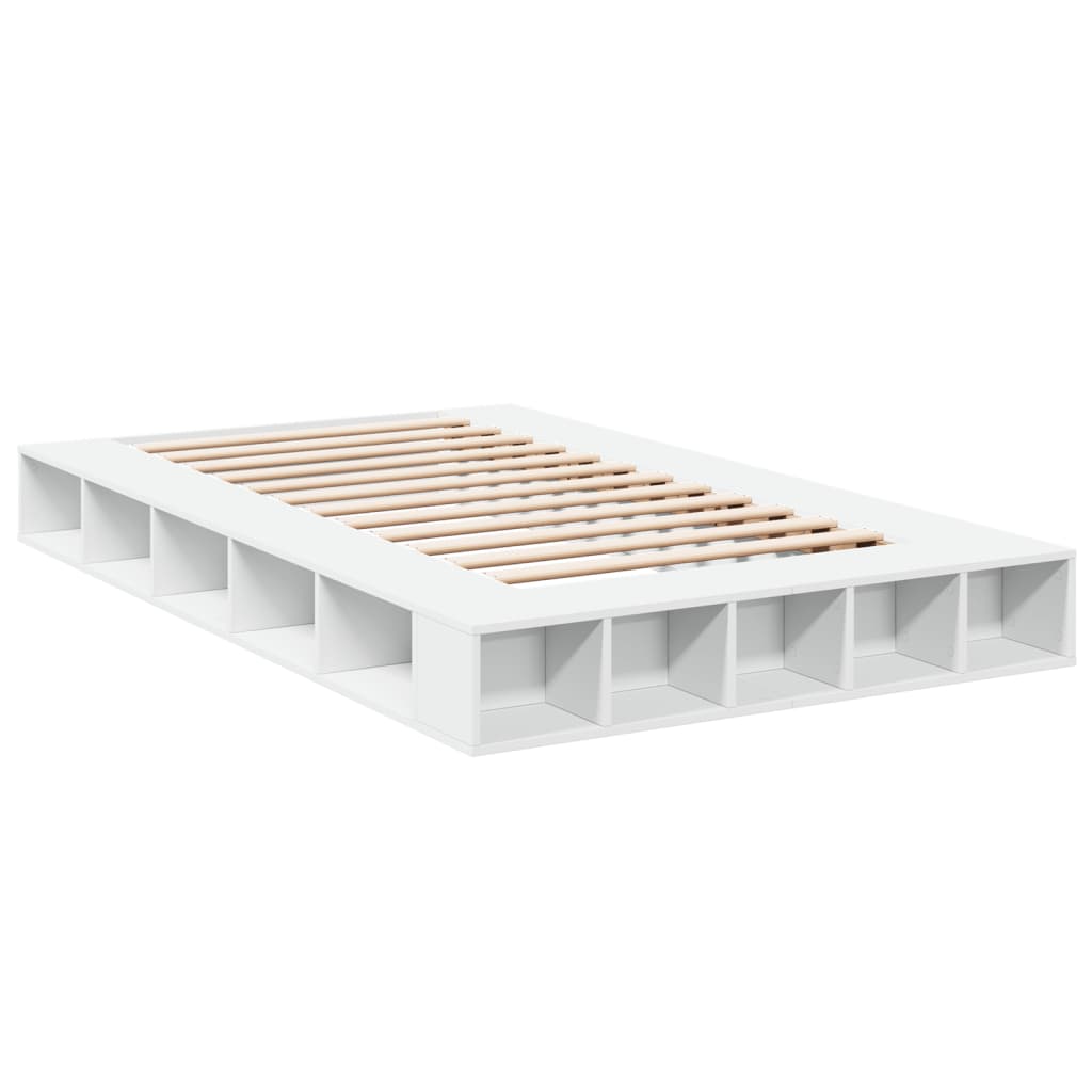 vidaXL Bed Frame without Mattress White 120x200 cm