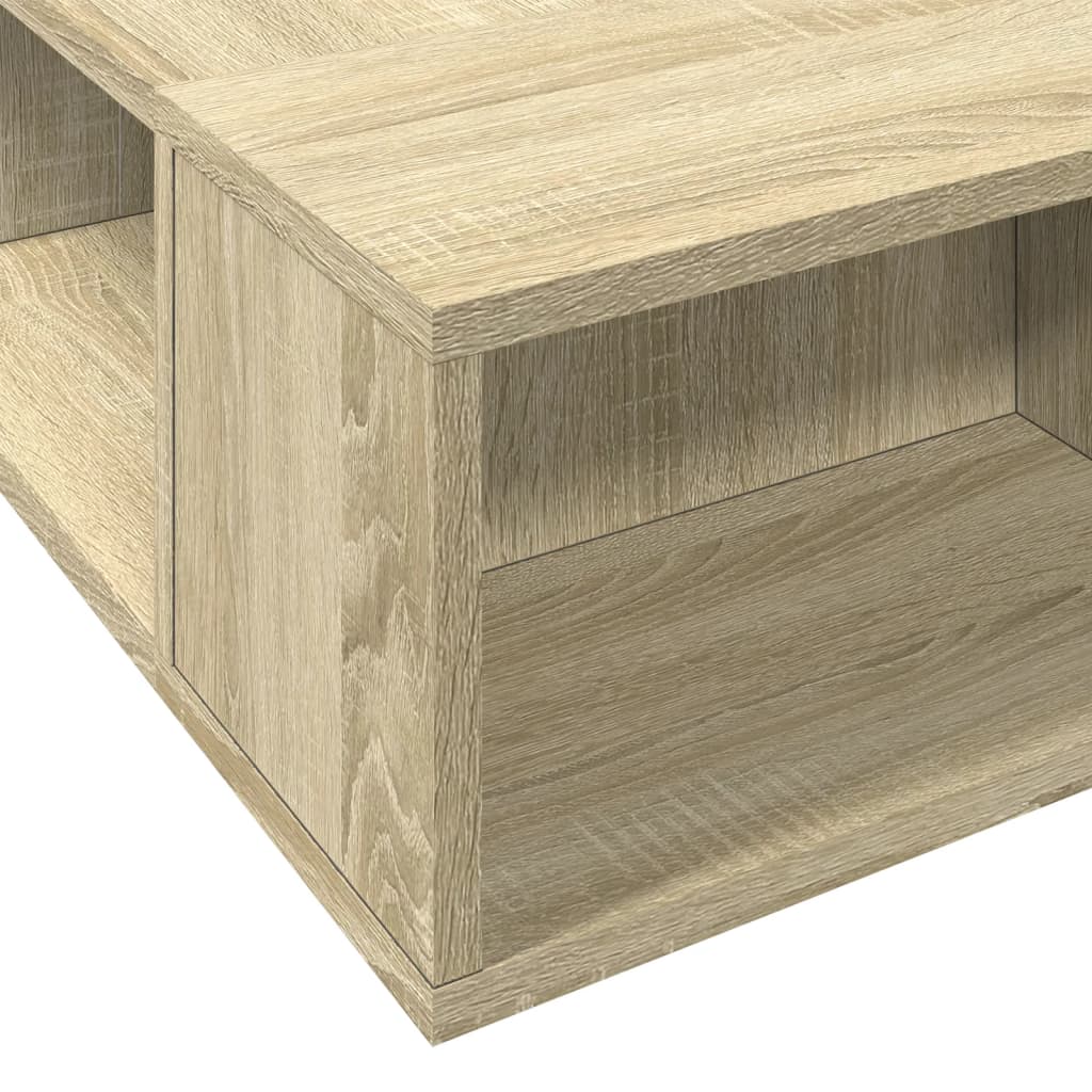 Bed Frame without Mattress Sonoma Oak 100x200 cm
