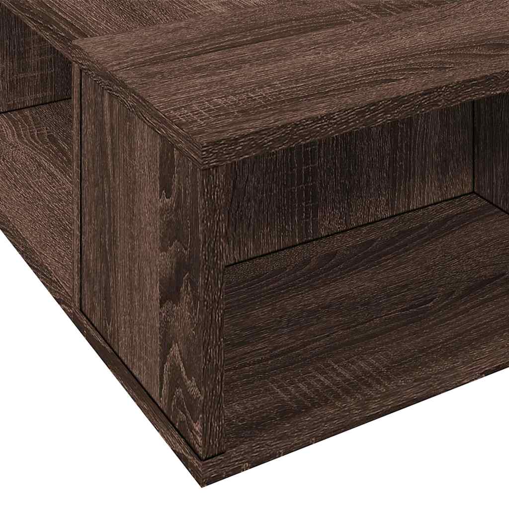 Bed Frame without Mattress Brown Oak 90x190 cm Single