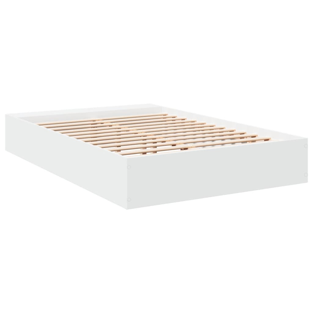 vidaXL Bed Frame without Mattress White 120x200 cm