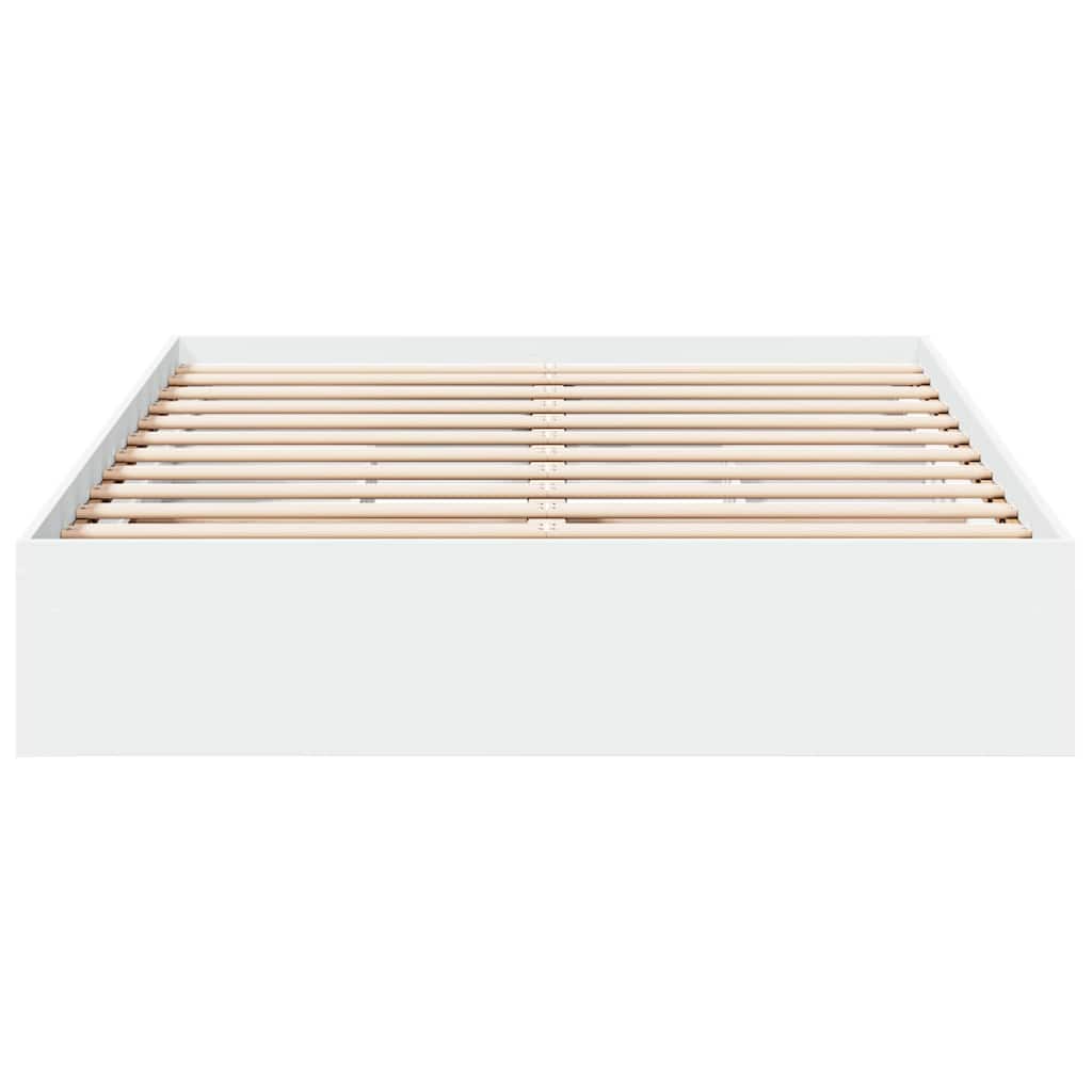 Bed Frame with Drawers without Mattress White 120x200 cm
