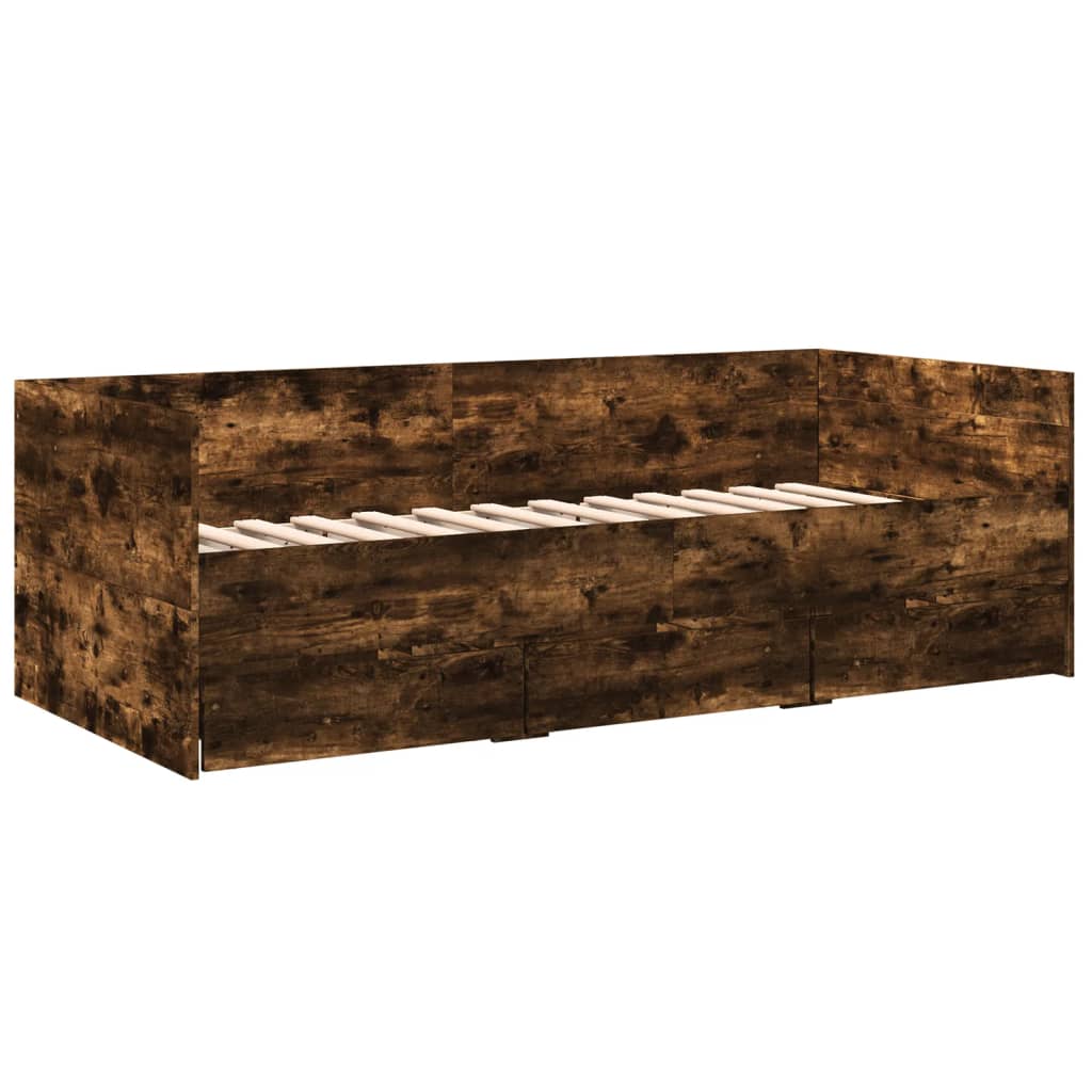Daybed | Smoked Oak | Engineered wood | 75 x 190 cm