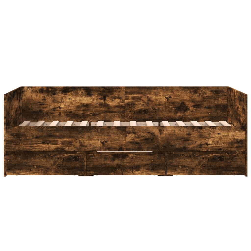 Daybed | Smoked Oak | Engineered wood | 75 x 190 cm