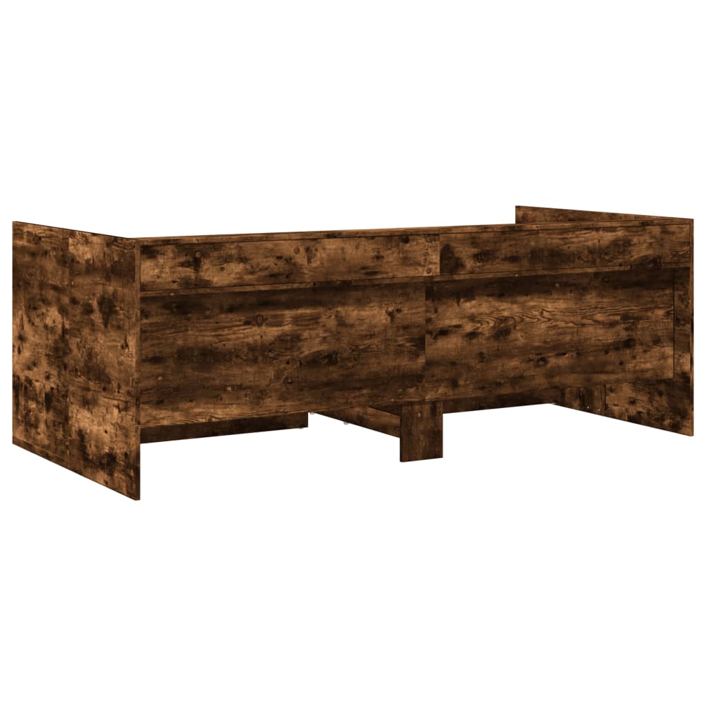 Daybed | Smoked Oak | Engineered wood | Single | Convertible to sofa