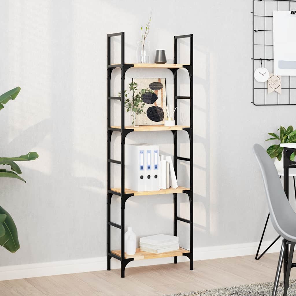 Floating Shelves 4 pcs 40x20x2 cm Untreated Solid Wood Acacia