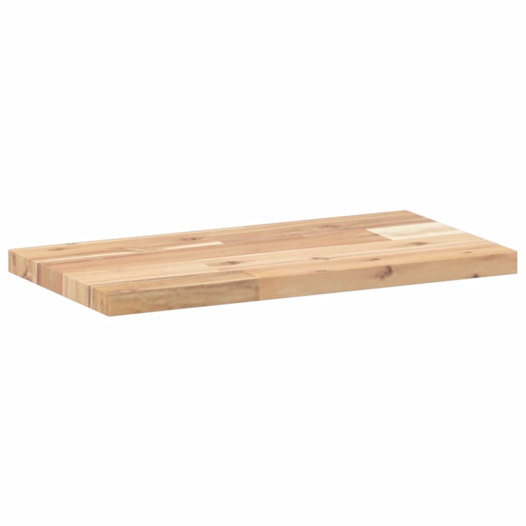 Floating Shelves 4 pcs 60x20x2 cm Untreated Solid Wood Acacia