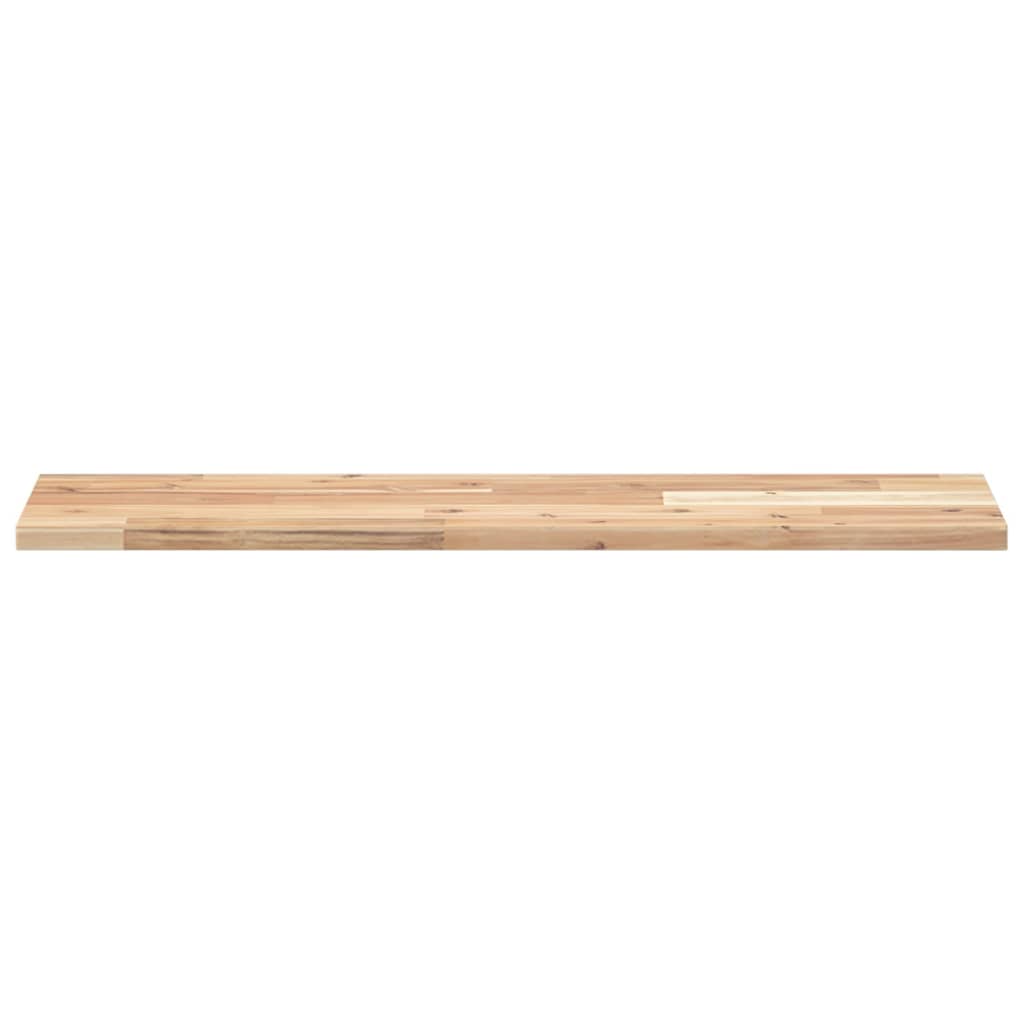 Floating Shelves 2 pcs 80x20x2 cm Untreated Solid Wood Acacia