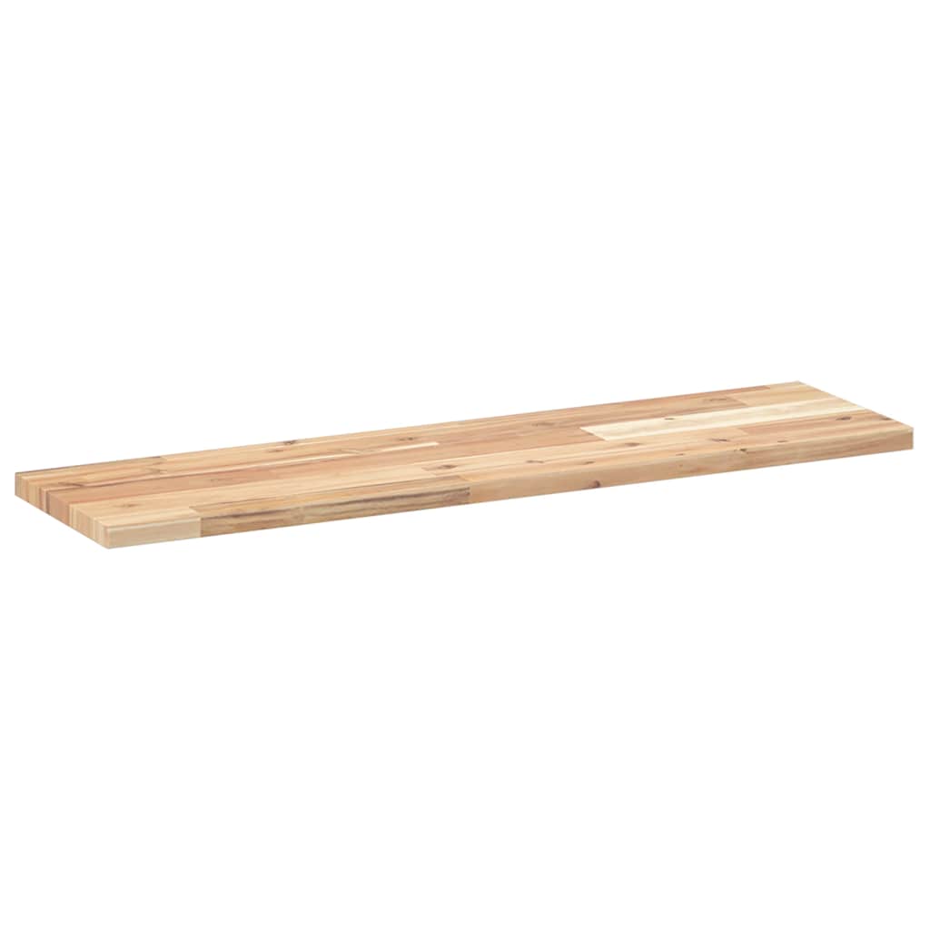 Floating Shelves 3 pcs 80x20x2 cm Untreated Solid Wood Acacia