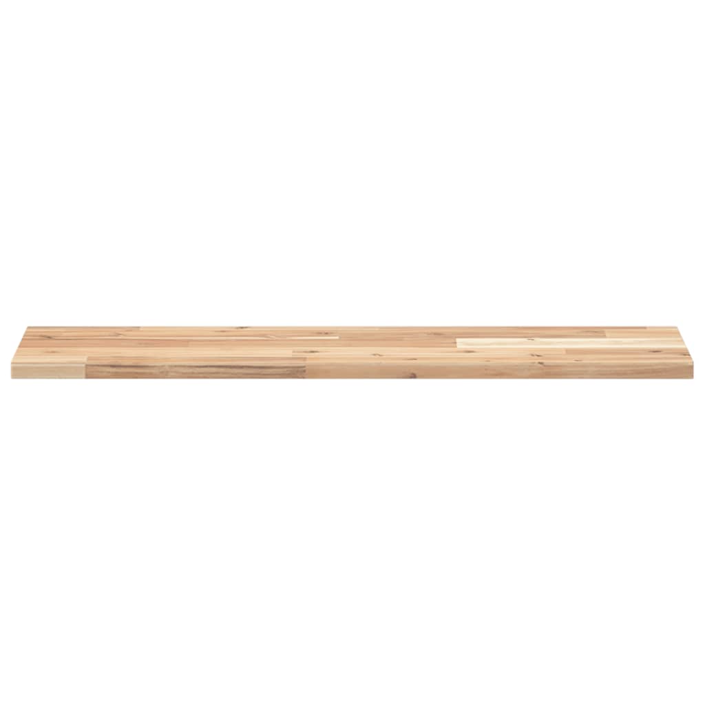 Floating Shelves 3 pcs 100x20x2 cm Untreated Solid Wood Acacia