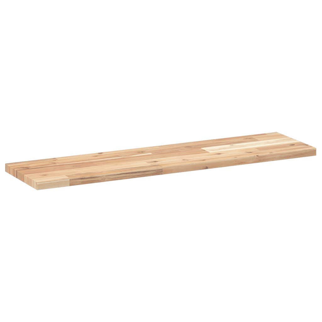 Floating Shelves 4 pcs 100x20x2 cm Untreated Solid Wood Acacia