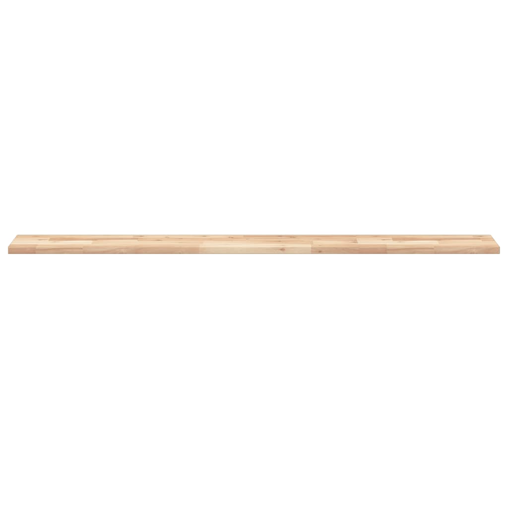 Floating Shelf 120x20x2 cm Untreated Solid Wood Acacia