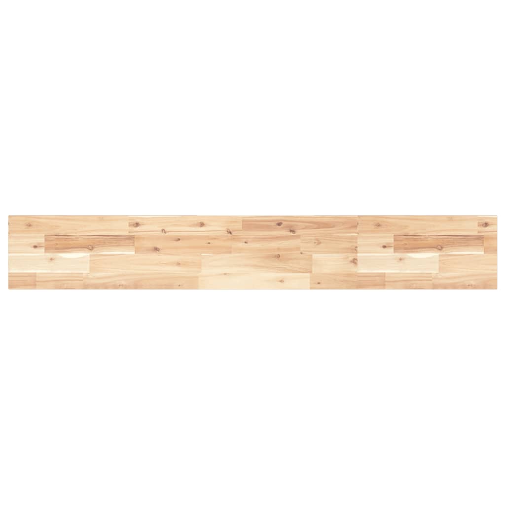 Floating Shelves 2 pcs 120x20x2 cm Untreated Solid Wood Acacia