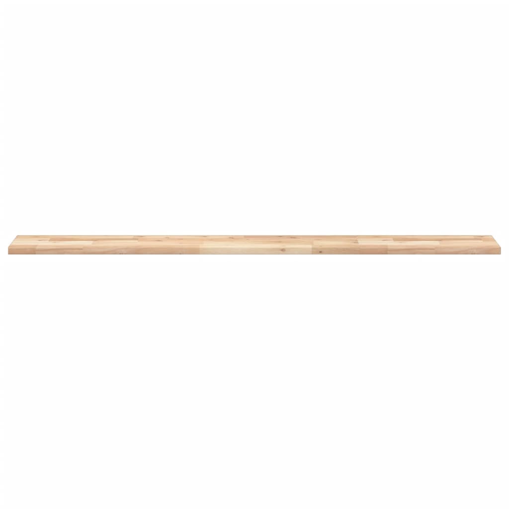 Floating Shelves 4 pcs 120x20x2 cm Untreated Solid Wood Acacia