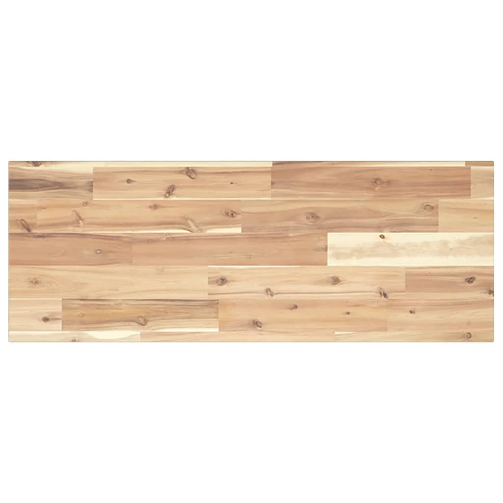 Floating Shelf 80x30x2 cm Untreated Solid Wood Acacia