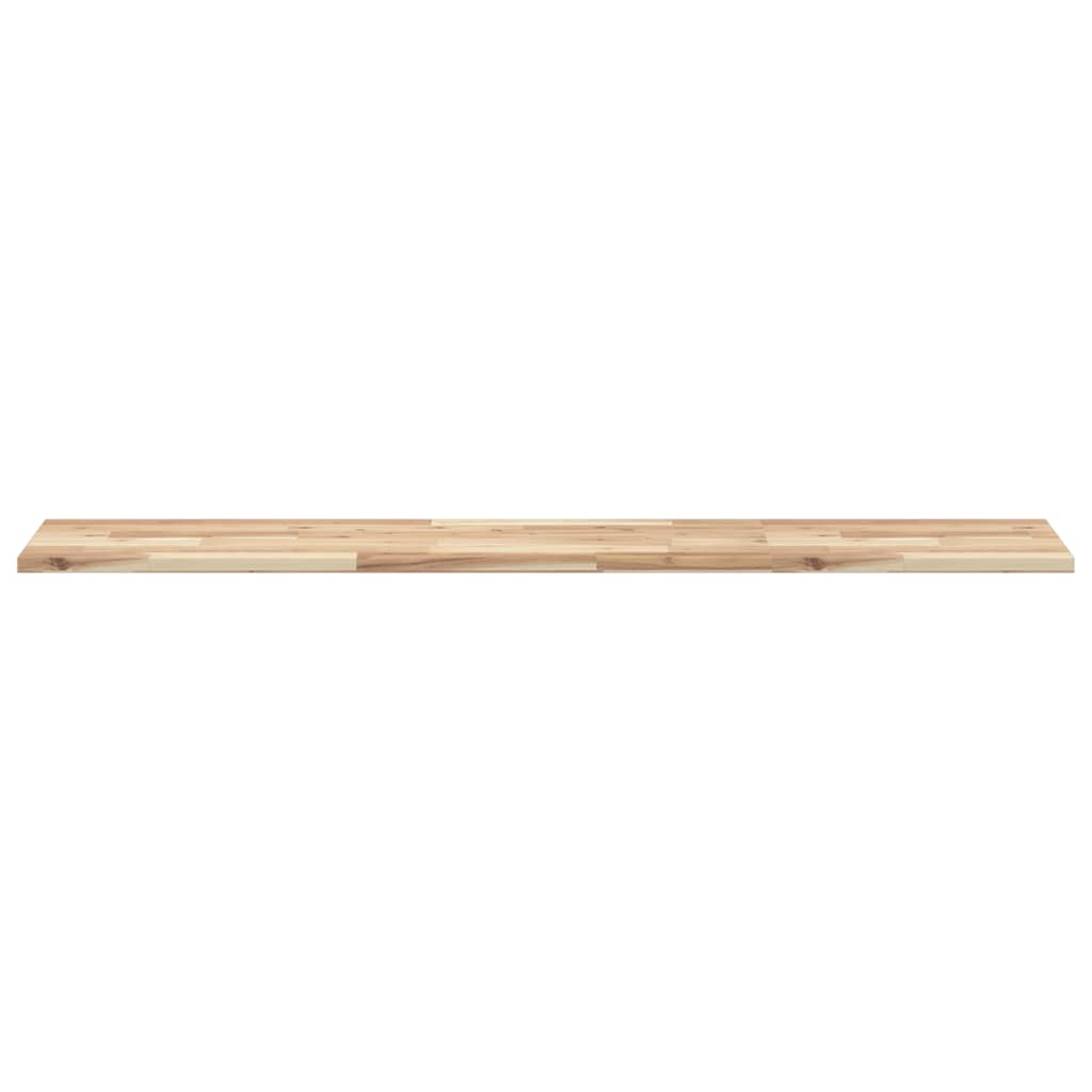 Floating Shelf 120x30x2 cm Untreated Solid Wood Acacia