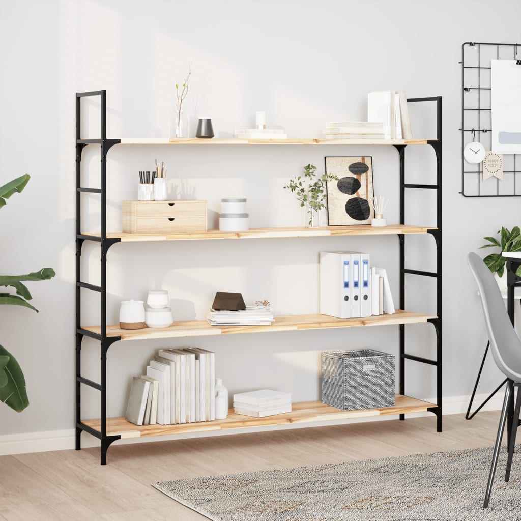Floating Shelf 140x30x2 cm Untreated Solid Wood Acacia