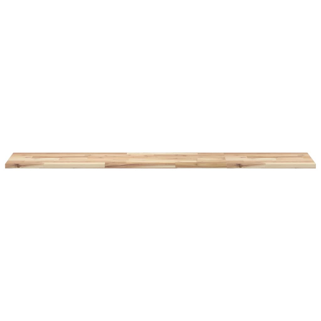 Floating Shelves 4 pcs 140x30x2 cm Untreated Solid Wood Acacia