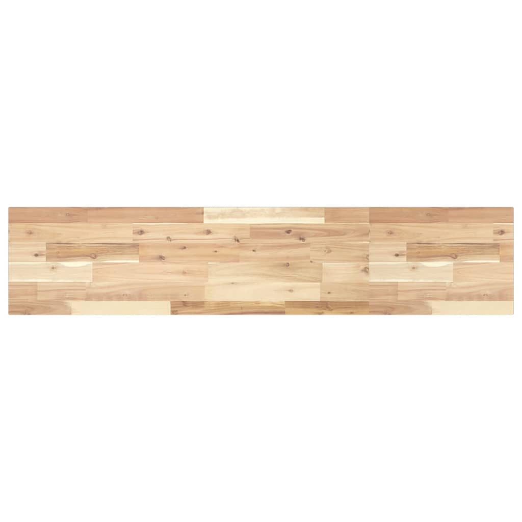 Floating Shelves 4 pcs 140x30x2 cm Untreated Solid Wood Acacia