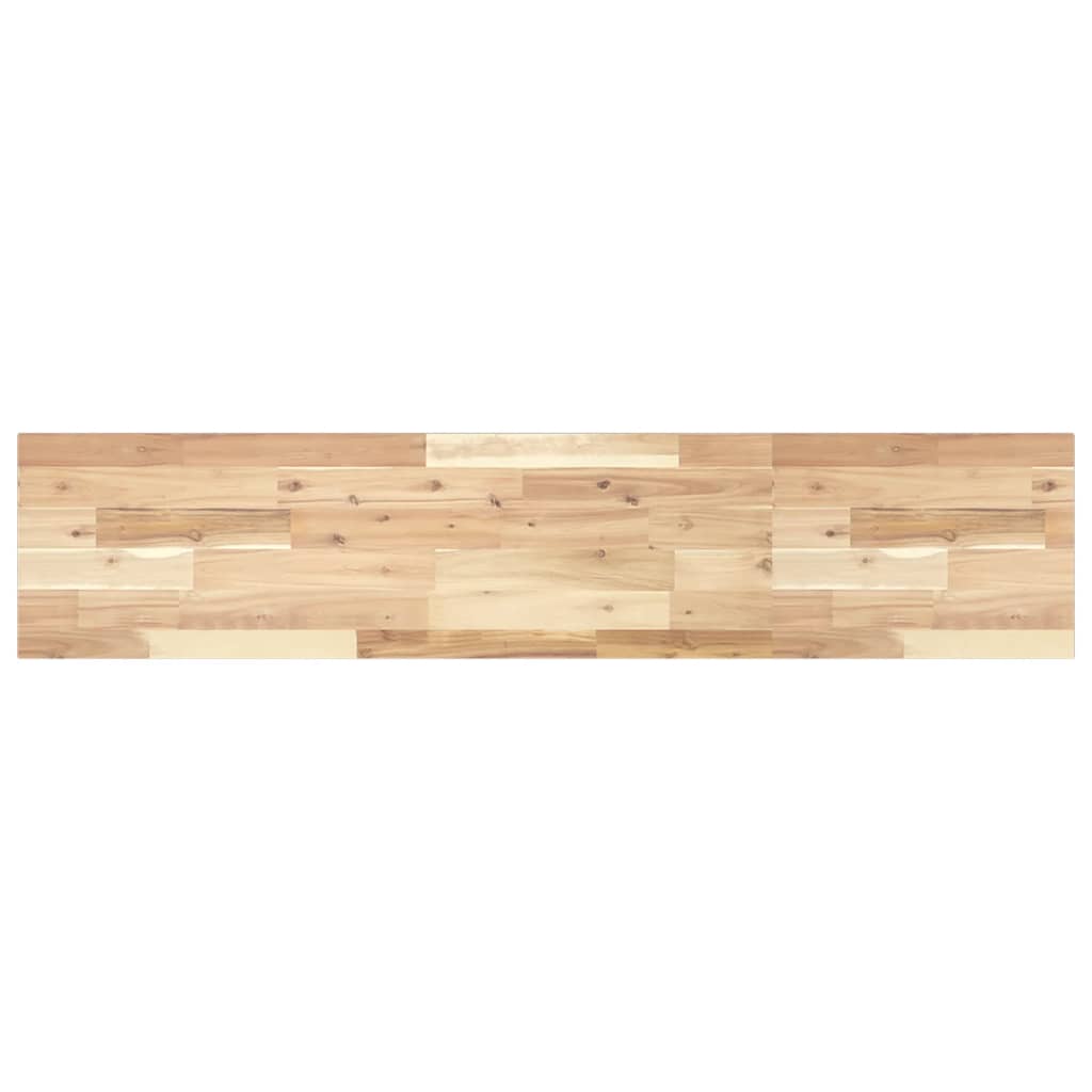 Floating Shelf 160x30x2 cm Untreated Solid Wood Acacia