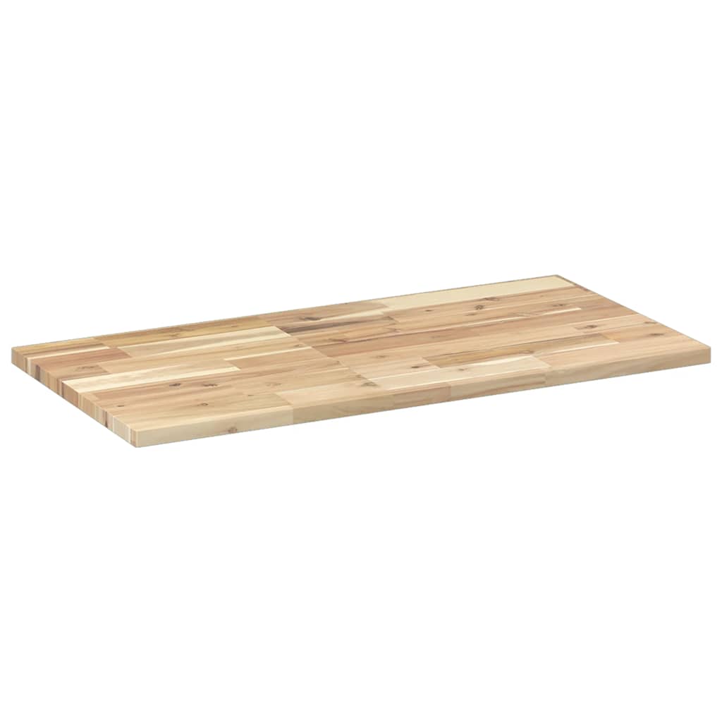 Floating Shelf 80x40x2 cm Untreated Solid Wood Acacia