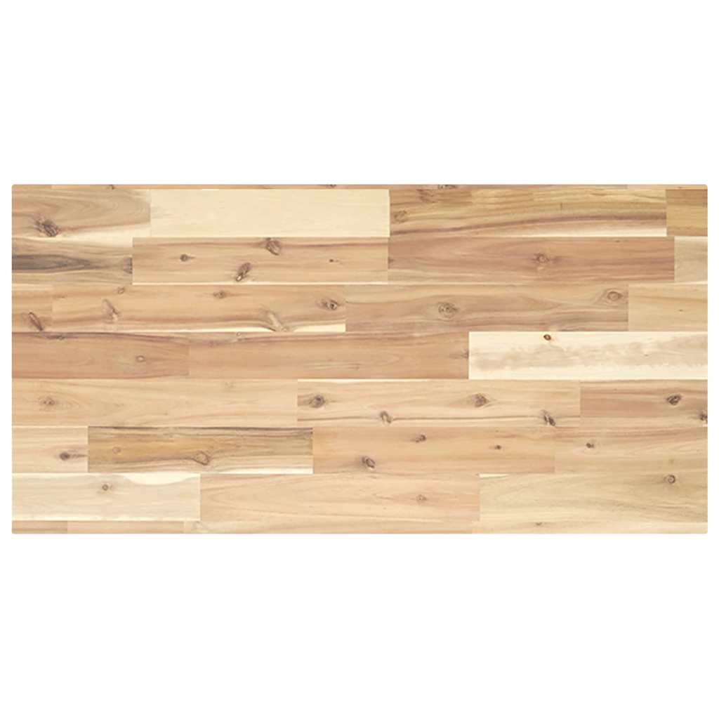 Floating Shelves 2 pcs 80x40x2 cm Untreated Solid Wood Acacia