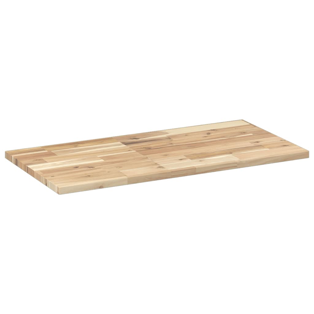 Floating Shelves 2 pcs 100x40x2 cm Untreated Solid Wood Acacia
