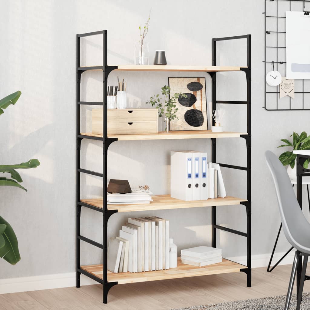 Floating Shelves 2 pcs 100x40x2 cm Untreated Solid Wood Acacia