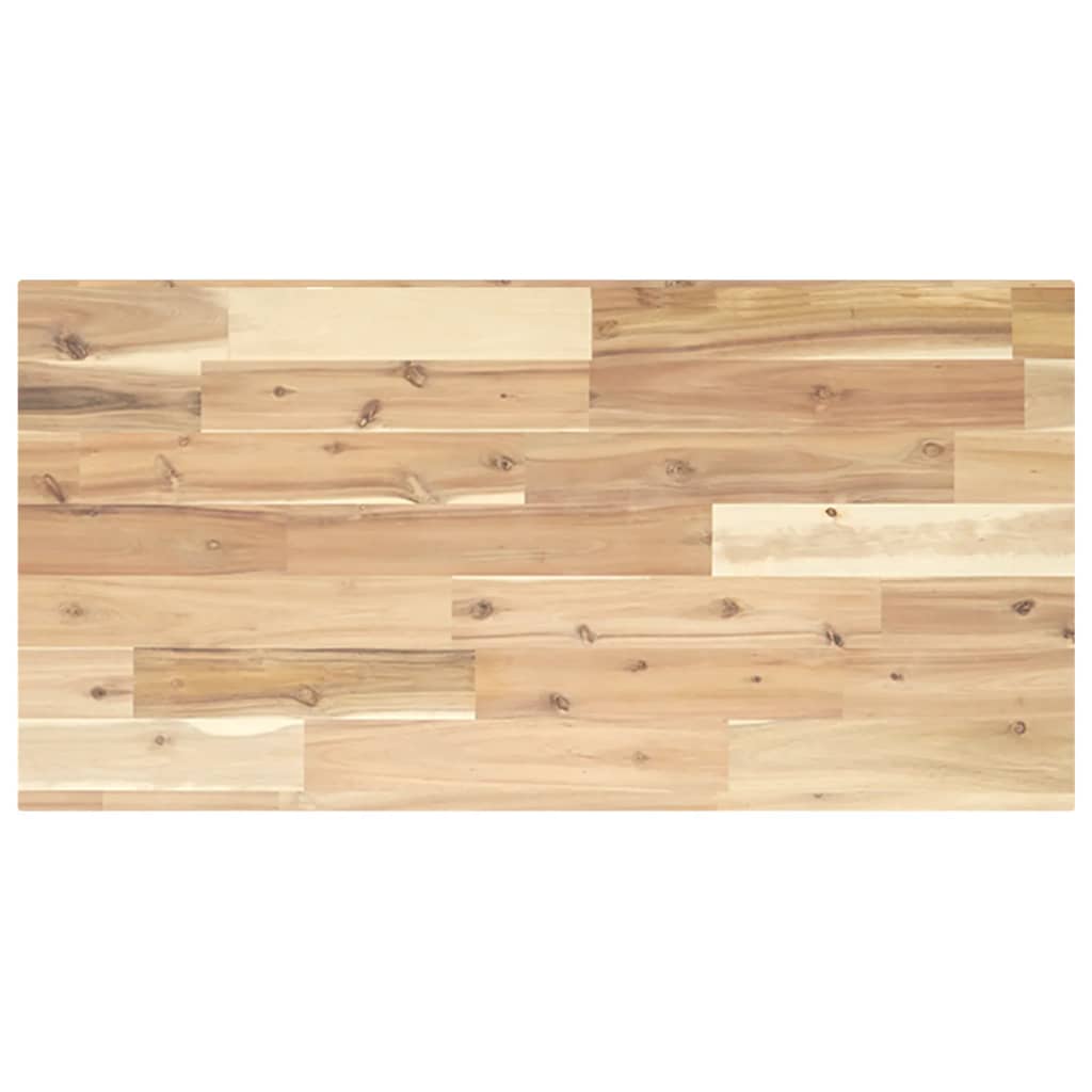 Floating Shelves 4 pcs 100x40x2 cm Untreated Solid Wood Acacia