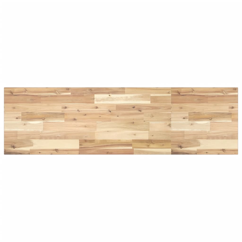 Floating Shelves 4 pcs 120x40x2 cm Untreated Solid Wood Acacia