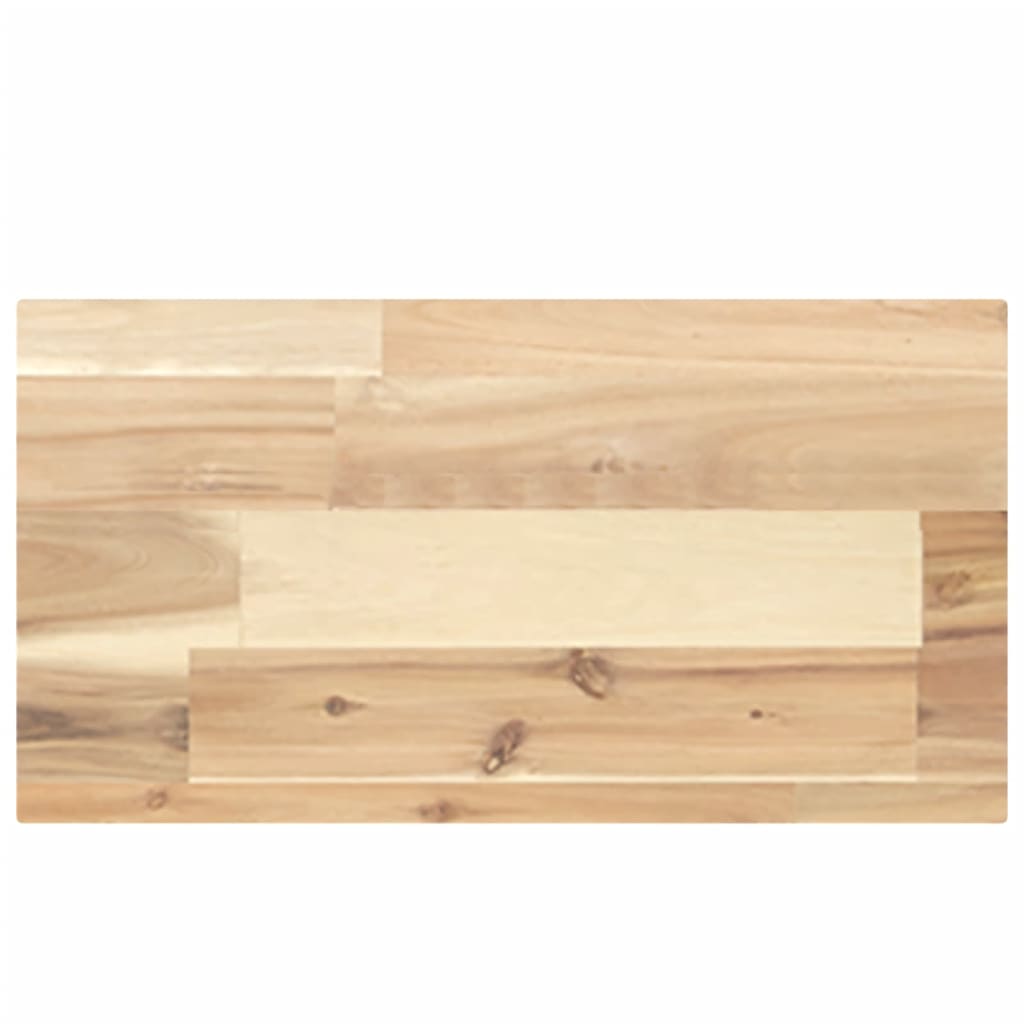 Floating Shelf 40x20x4 cm Untreated Solid Wood Acacia