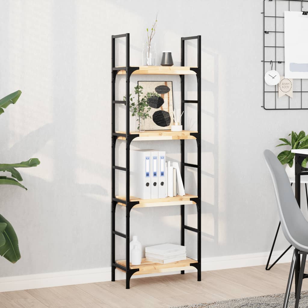 Floating Shelf 40x20x4 cm Untreated Solid Wood Acacia