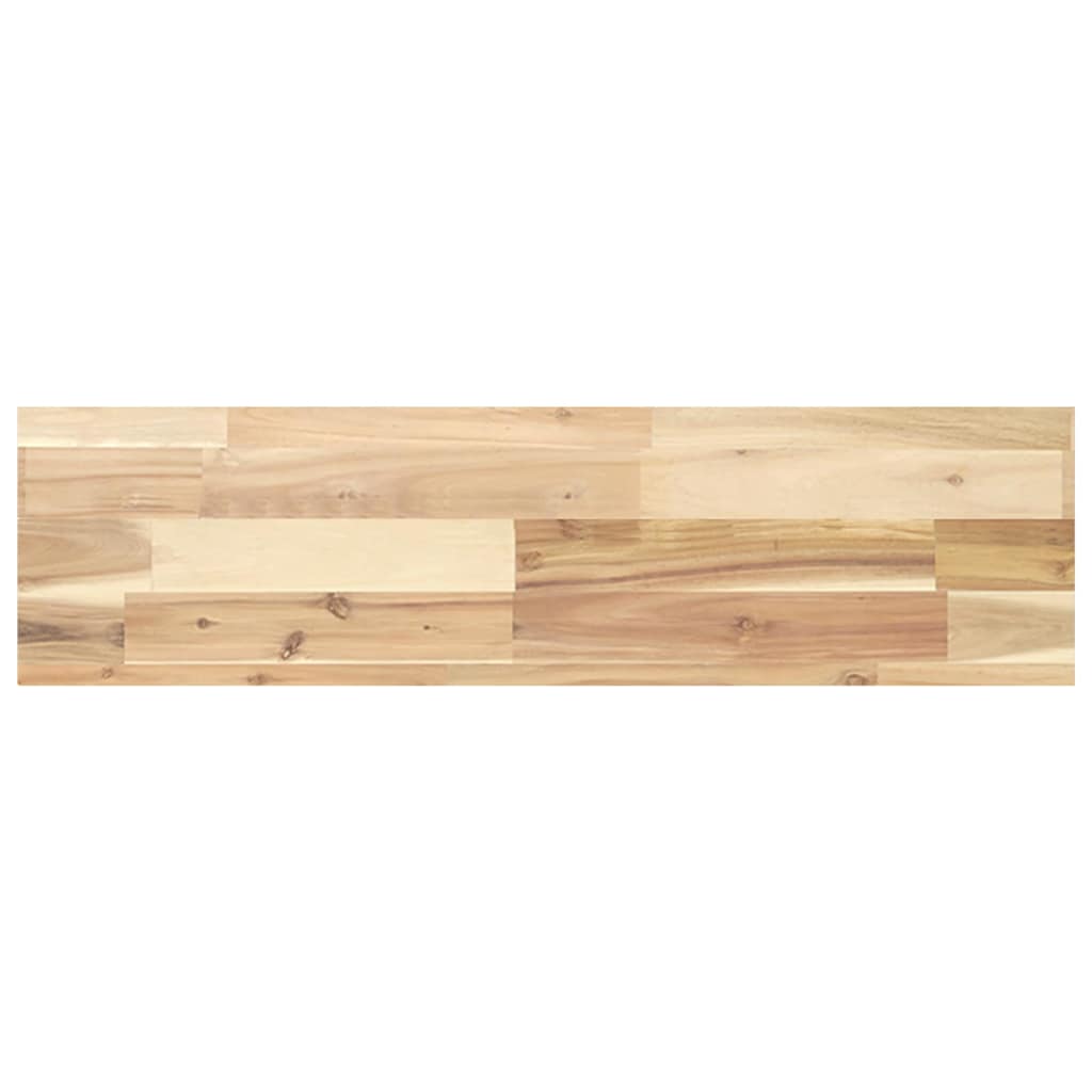 Floating Shelves 4 pcs 100x20x4 cm Untreated Solid Wood Acacia