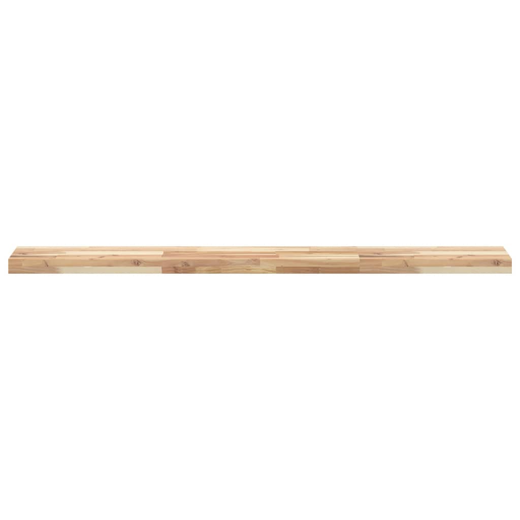 Floating Shelves 4 pcs 120x20x4 cm Untreated Solid Wood Acacia