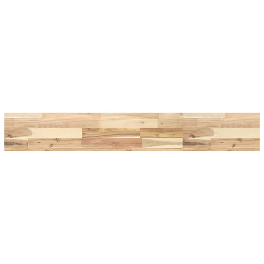 Floating Shelf 160x20x4 cm Untreated Solid Wood Acacia