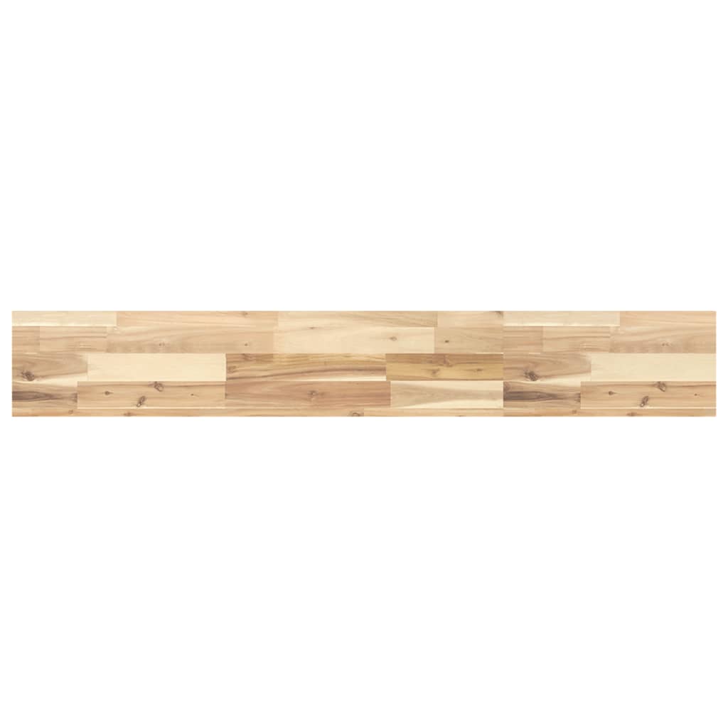 Floating Shelves 2 pcs 160x20x4 cm Untreated Solid Wood Acacia