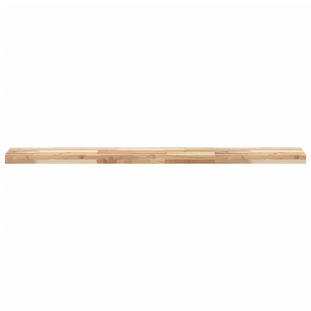 Floating Shelves 3 pcs 160x20x4 cm Untreated Solid Wood Acacia