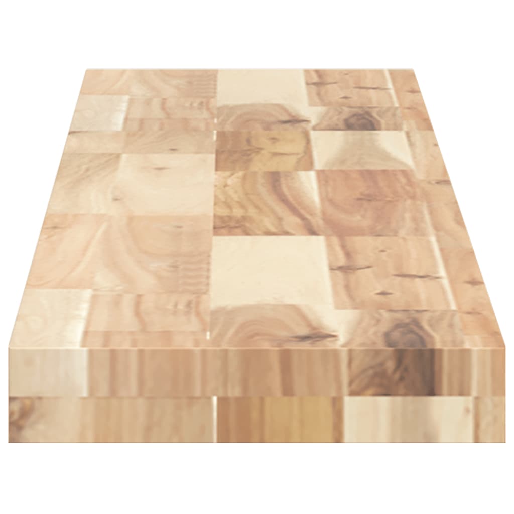 Floating Shelves 3 pcs 160x20x4 cm Untreated Solid Wood Acacia