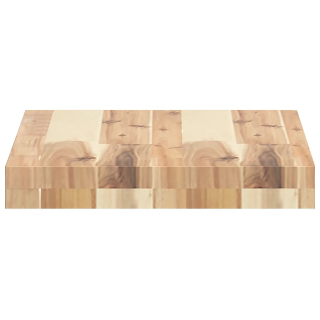 Floating Shelves 2 pcs 60x30x4 cm Untreated Solid Wood Acacia