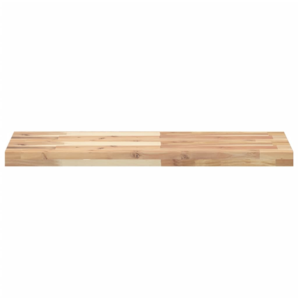 Floating Shelves 2 pcs 80x30x4 cm Untreated Solid Wood Acacia