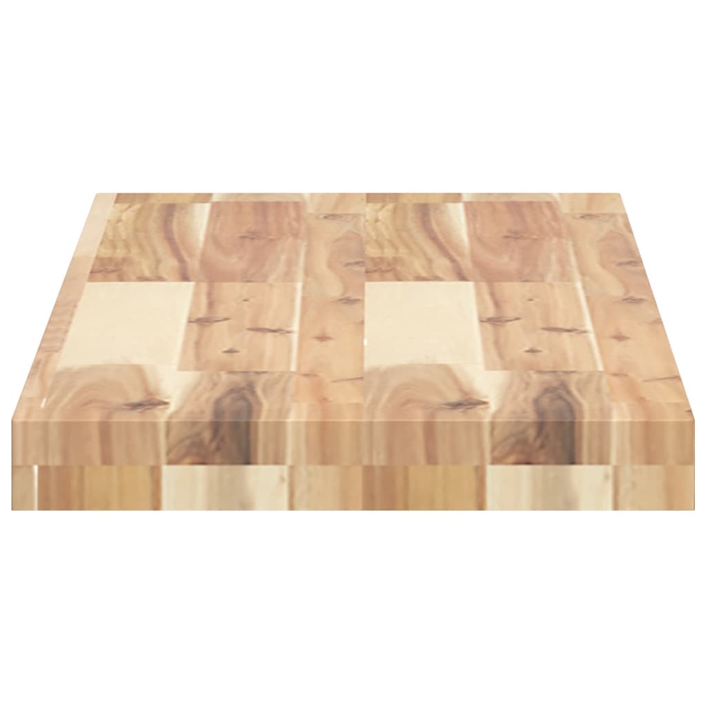 Floating Shelves 2 pcs 80x30x4 cm Untreated Solid Wood Acacia