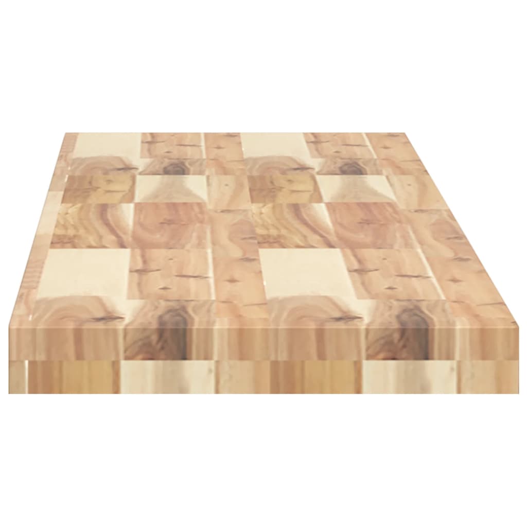 Floating Shelves 4 pcs 120x30x4 cm Untreated Solid Wood Acacia