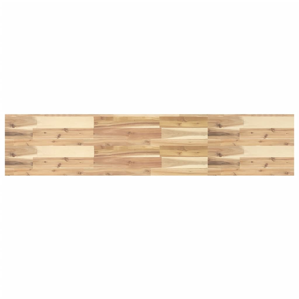 Floating Shelves 4 pcs 120x30x4 cm Untreated Solid Wood Acacia