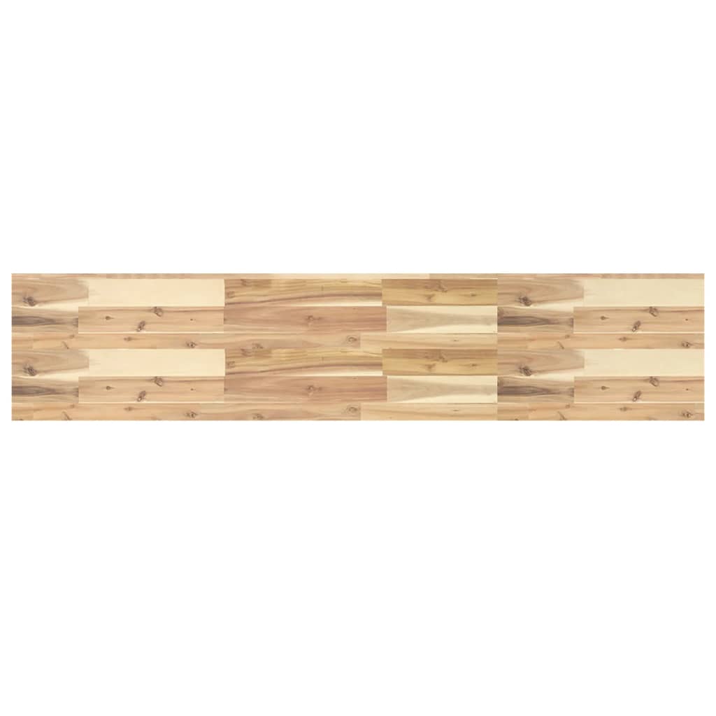 Floating Shelves 3 pcs 140x30x4 cm Untreated Solid Wood Acacia
