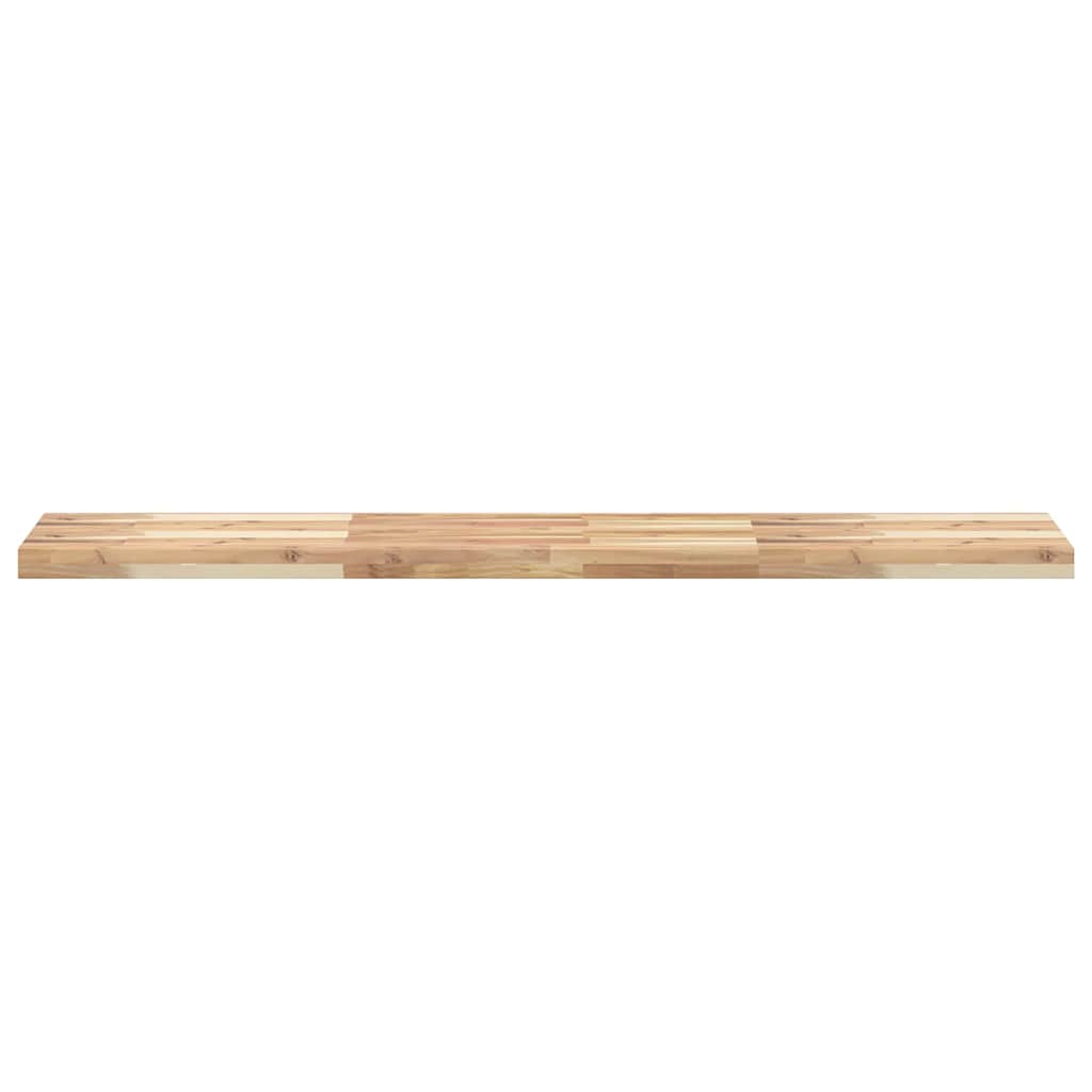 Floating Shelves 2 pcs 160x30x4 cm Untreated Solid Wood Acacia