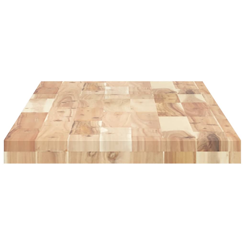 Floating Shelves 4 pcs 120x40x4 cm Untreated Solid Wood Acacia