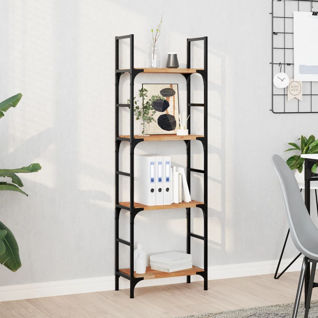 Floating Shelves 4 pcs 40x20x2 cm Oil Finished Solid Wood Acacia