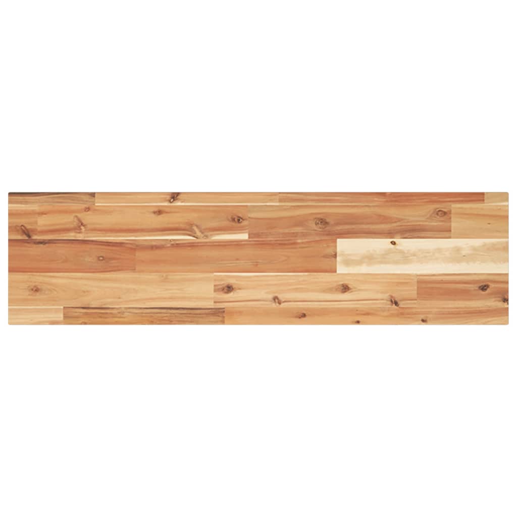 Floating Shelf 100x20x2 cm Oil Finished Solid Wood Acacia