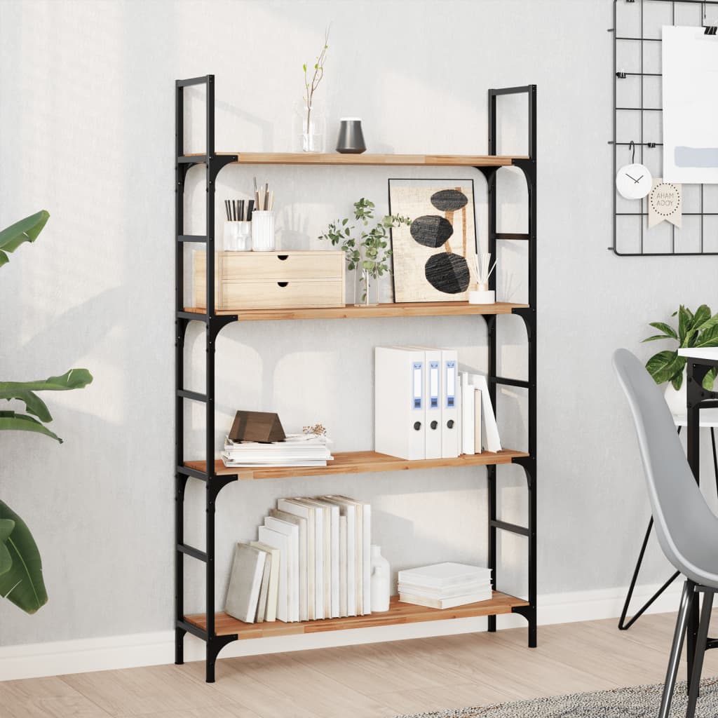 Floating Shelf 100x20x2 cm Oil Finished Solid Wood Acacia
